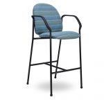 Pearl II Fixed Height Bar Stool with Arms